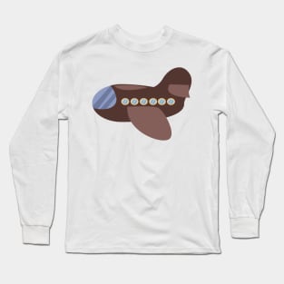 Ilustration Airplane Long Sleeve T-Shirt